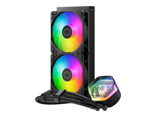 Cooler Master MasterLiquid 240 ATMOS - Liquid cooling kit - 12 cm - 690 Giri/min - 2500 Giri/min - 2