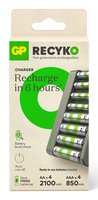 GP Battery ReCyko+ E821 - Nickel-Metallhydrid NiMH - AA - AAA - 8 Stueck e - Akkus/Batterien - Caric