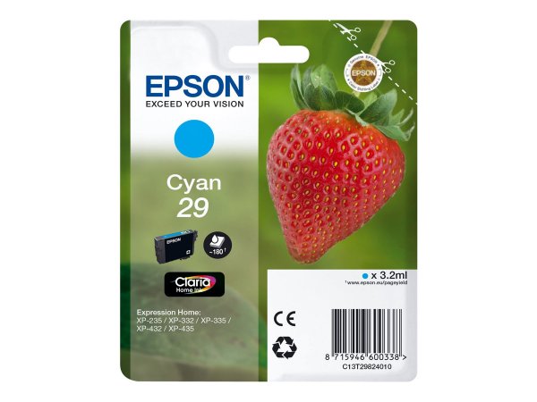 Epson 29 - - Cyan - Original - Tintenpatrone - Originale - Cartuccia di inchiostro