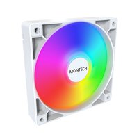MONTECH GF120 PWM ARGB Lüfter - 120mm weiß W - 25,5 dB - 1600 rpm