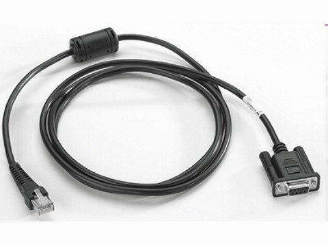 Zebra Motorola RS232 Cable for cradle Host - Nero