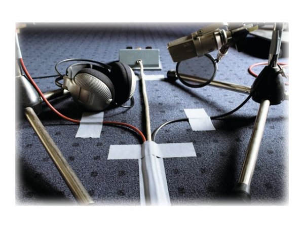 Tesa Gewebekleb. Gaffer tape schwarz 53949