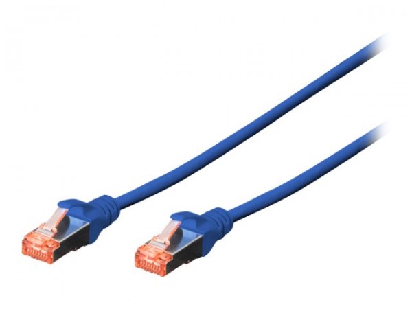 DIGITUS Cavo patch CAT 6 S/FTP - 10 m - Cat6 - S/FTP (S-STP) - RJ-45 - RJ-45 - Blu