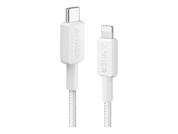 Anker Innovations 322 - - Lightning - USB C - männlich - - Weiß - Cavo - Digitale/dati