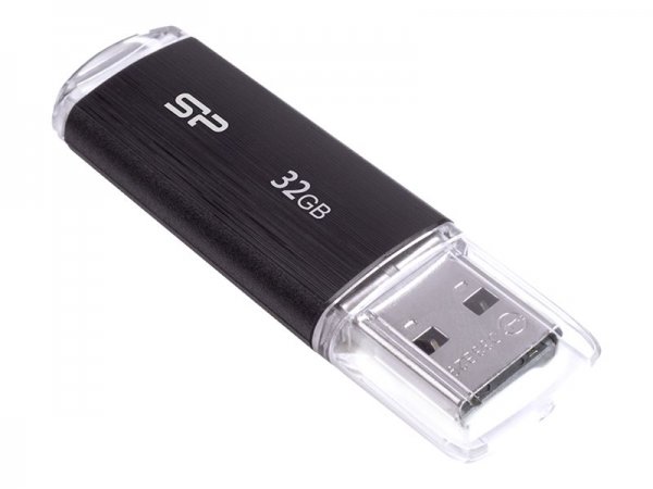 Silicon Power Ultima U02 - 32 GB - USB tipo A - 2.0 - Cuffia - 8 g - Nero