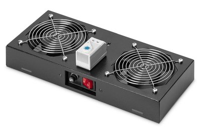 DIGITUS Unità di ventilazione a tetto per quadri a parete da 483 mm (19") - Ventilatore da tetto - V