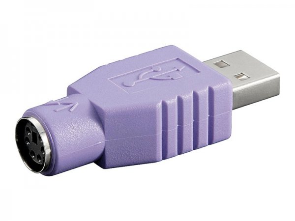 Goobay 68918 - Konverter USB A Stecker auf PS/2 Buchse - Adattatore - Digitale/dati