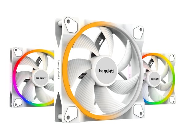 Be Quiet! Light Wings White 140mm PWM Triple-Pack - Case fan - 23,3 dB