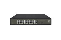 LevelOne GES-2118 - Gestito - L2 - Gigabit Ethernet (10/100/1000) - Montaggio rack