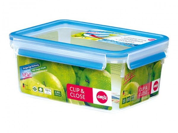 EMSA 508544 - Scatola - Rettangolare - 2,3 L - Trasparente - Polipropilene (PP) - Elastomero Termopl