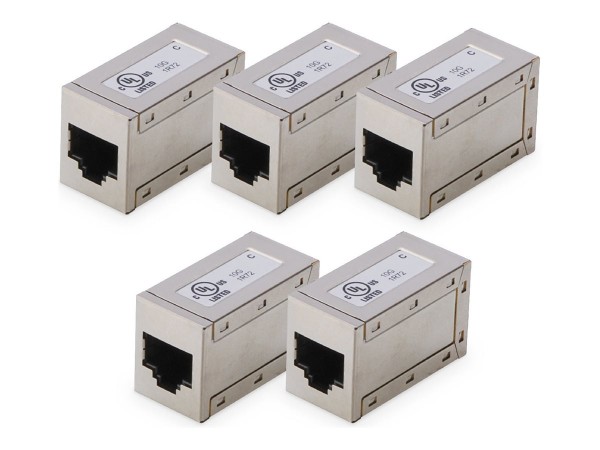 DIGITUS Cat 6 modulare Kupplung geschirmt - 5 Stk. - Rete - CAT 6