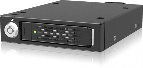Icy Dock Mobile Rack 1x2.5'' u.2/u.3 NVMe SSD PCIe 5.0 black - Hdd telaio smontabile