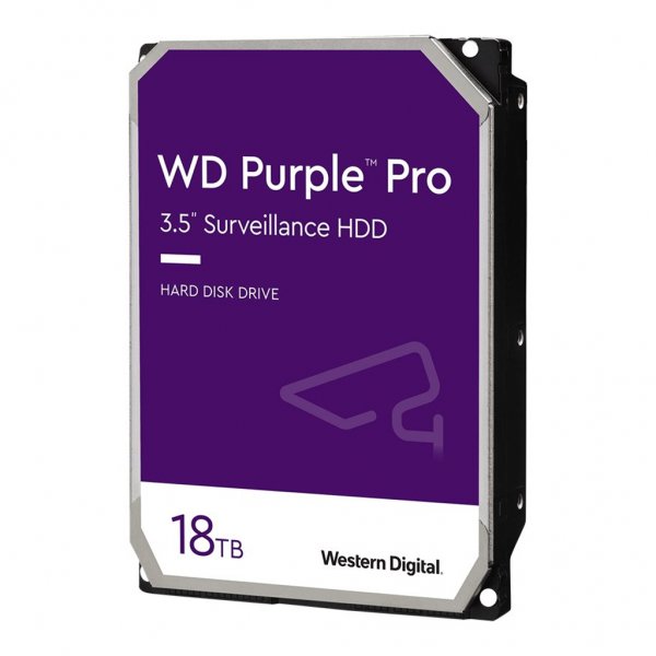 WD Purple Pro - 18 TB - 7200 Giri/min - 512 MB - 3.5" - Serial ATA III