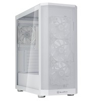 SilverStone Fara 514X weiss Tempered Glass - Midi/minitower - ATX