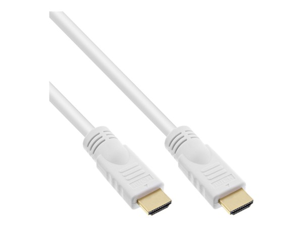 InLine Cavo HDMI 2.0 - High Speed - Ethernet - 4K2K - 4K3D - Premium - 5m - bianco