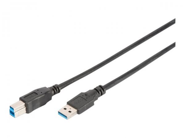 DIGITUS Cavo di collegamento USB 3.0 - 1,8 m - USB A - USB B - USB 3.2 Gen 1 (3.1 Gen 1) - Maschio/M