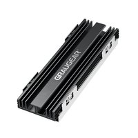 GrauGear Kühlkörper m. Abde. SSD m.2NVMe für PS5 Speichererw - Raffreddamento Hard Drive