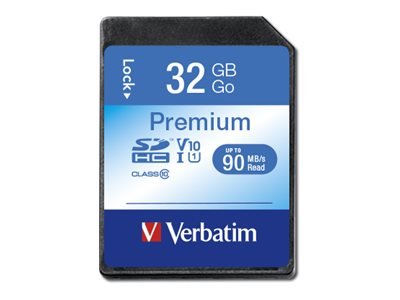 Verbatim Premium - 32 GB - SDHC - Classe 10 - 10 MB/s - 10 MB/s