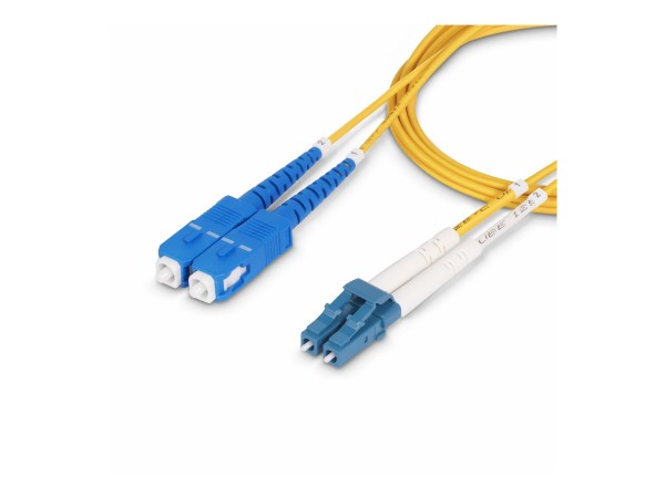 StarTech.com OS2 LWL Patchkabel LC zu SC UPC - Cavo - Rete