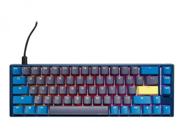 Ducky One 3 SF DayBreak - 65% - Cablato - USB - Interruttore a chiave meccanica - LED RGB - Nero - B