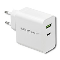 Qoltec 45W USB C PD Charger 5 to 2.4 White