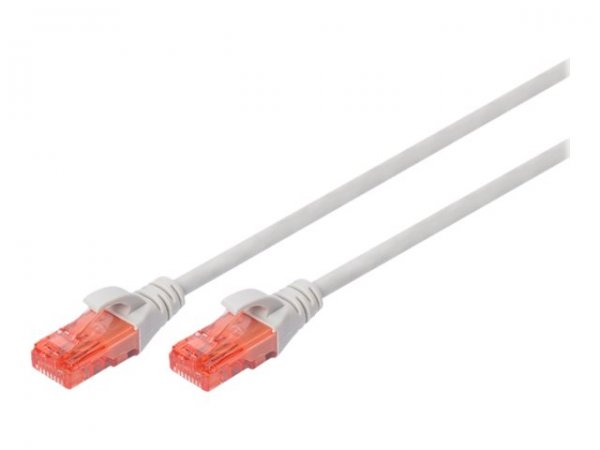 DIGITUS Cavo patch U/UTP CAT - LSZH - 2,5 m - Cat6 - U/UTP (UTP) - RJ-45 - RJ-45 - Grigio