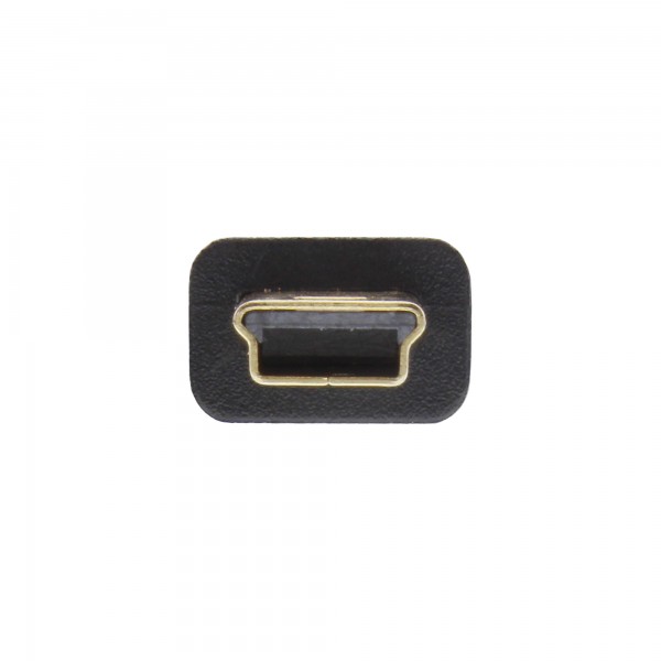 InLine Cavo USB 2.0 Mini - Am/ Mini Bm(5pol.) - Piatto - dorato - nero - 1m