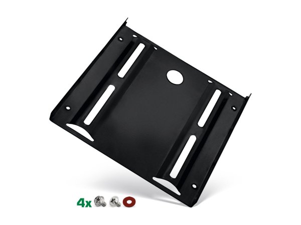 InLine Telaio montaggio HDD-/SSD da 2,5" a Slot 3,5" - viti di fissaggio - nero