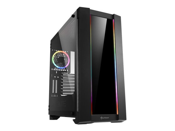Sharkoon ELITE SHARK CA200G - Midi Tower - PC - Nero - ATX - EATX - micro ATX - Mini-ITX - SSI CEB -