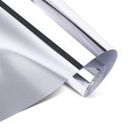 Loklik Permanent haftende Vinylfolie Spiegelnd Metallic