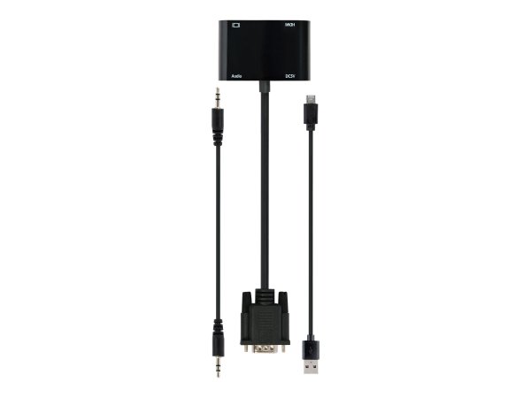 Gembird A-VGA-HDMI-02 - 0,15 m - HDMI + VGA (D-Sub) - VGA (D-Sub) - Femmina - Maschio - 5 V