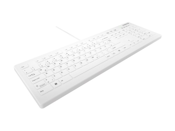 Cherry Hygiene-Tastatur kabelgebunden Ak-C8112 weiß - Tastiera - 105 tasti