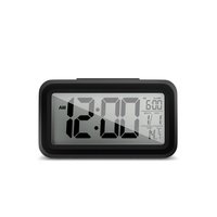 Mebus 42435 - Sveglia al quarzo - Rettangolo - Nero - 12/24 ore - F - °C - LCD