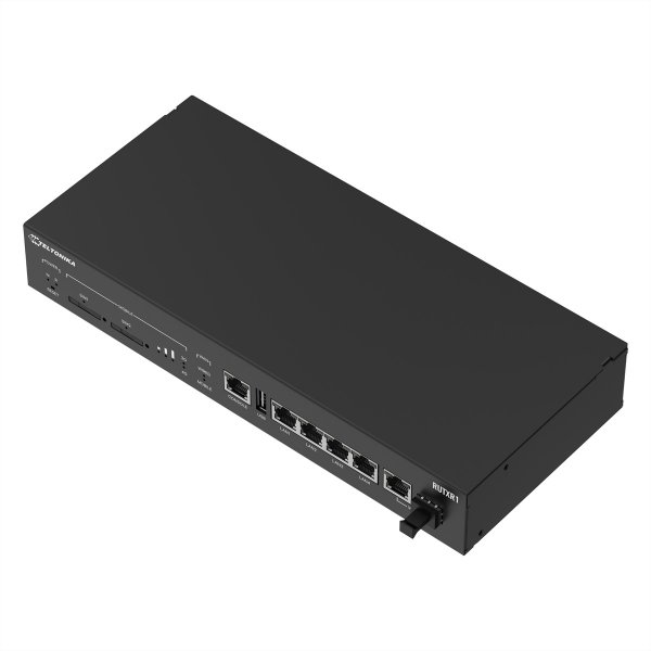 Teltonika RUTXR1 Enterprise Rack-Mountable SFP/LTE Router - Router - 1 Gbps