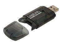 LogiLink Card USB 2.0 Stick for SD/MMC - Kartenleser - MMC SD RS-MMC - Card-Reader - MultiMediaCard