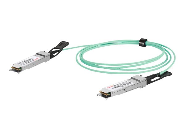 DIGITUS Cavo ottico attivo 100Gbps QSFP28 3m - 3 m - OM3/OM4 - QSFP28 - QSFP28