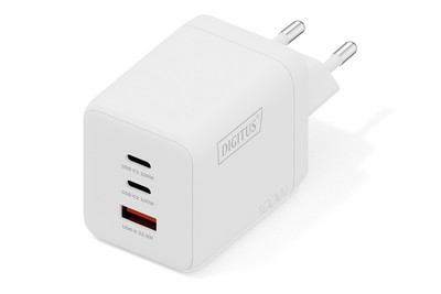 DIGITUS USB GaN Charger 100W 2x USB-C 1x USB-A W
