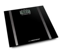 ESPERANZA EBS018K - Bilancia pesapersone elettronica - 180 kg - Nero - 1 kg - kg - Rettangolo