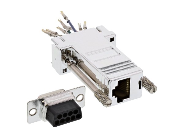 InLine Serieller Adapter - DB-9 (W) bis RJ-45 (W)