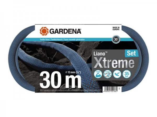 Gardena Textilschlauch Liano Xtreme 1/2 30 m Set