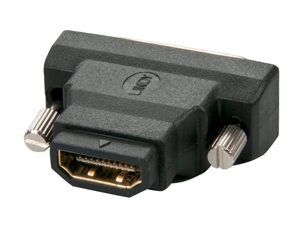 Lindy 41228 - HDMI-A FM - DVI-D M - Nero