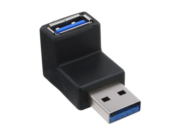InLine Adattatore USB 3.0 A maschio / A femmina - angolo