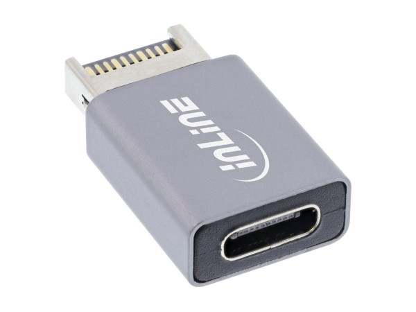 InLine Adattatore USB 3.2 - connettore USB-E del pannello frontale a presa USB-C