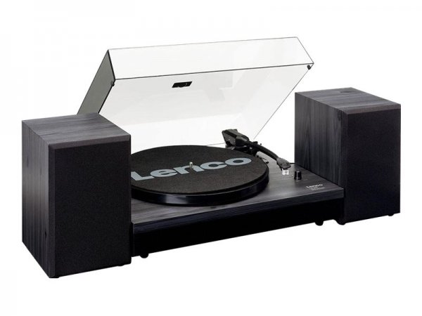 Lenco LS-300 - Giradischi con trasmissione a cinghia - Nero - Legno - 33,45 Giri/min - 33,45 Giri/mi