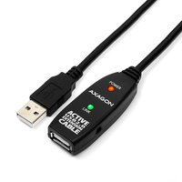 AXAGON ADR-210 - 10 m - USB A - USB A - USB 2.0 - 0,48 Gbit/s - Nero