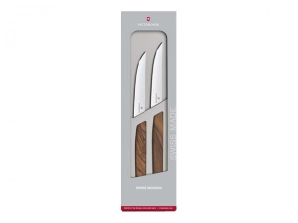 Victorinox 6.9000.12G - Coltello da bistecca - 12 cm - Acciaio inossidabile - 2 pz