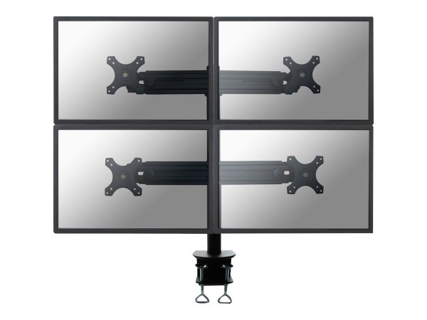 Neomounts FPMA-D700D4 Braccio per monitor 19-30" - Morsa - 48,3 cm (19") - 76,2 cm (30") - 100 x 100