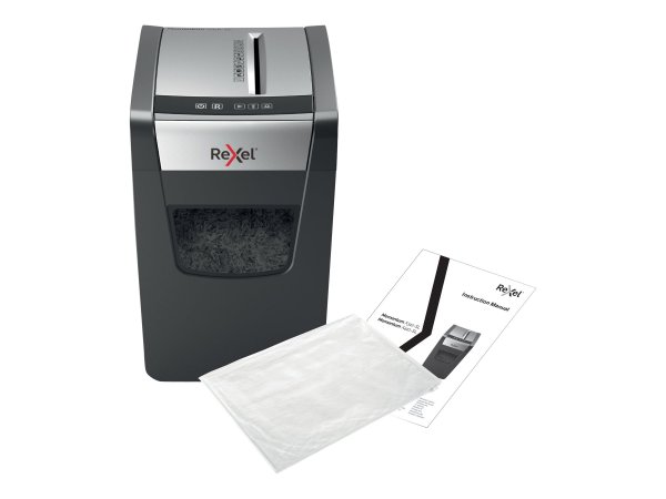 Rexel Momentum X410-SL - Triturazione incrociata - 4 x 28 mm - 23 L - 225 fogli - 62 dB - Pulsanti