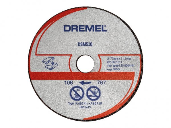Dremel DSM520 2615S510JB Trennscheibe gerade 20 mm 3 St.