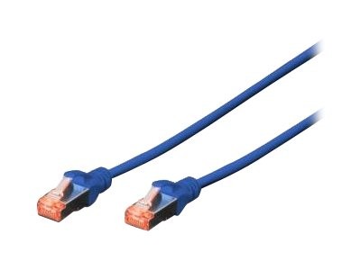 DIGITUS Cavo patch CAT 6 S/FTP - 10 m - Cat6 - S/FTP (S-STP) - RJ-45 - RJ-45 - Blu